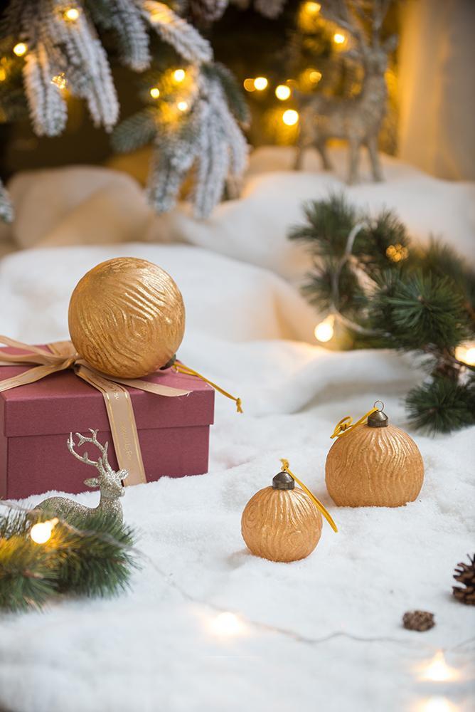 Christmas Ball Glass Decorative Hanging Ball Christmas Tree Ornaments For Holiday Party Decorations
