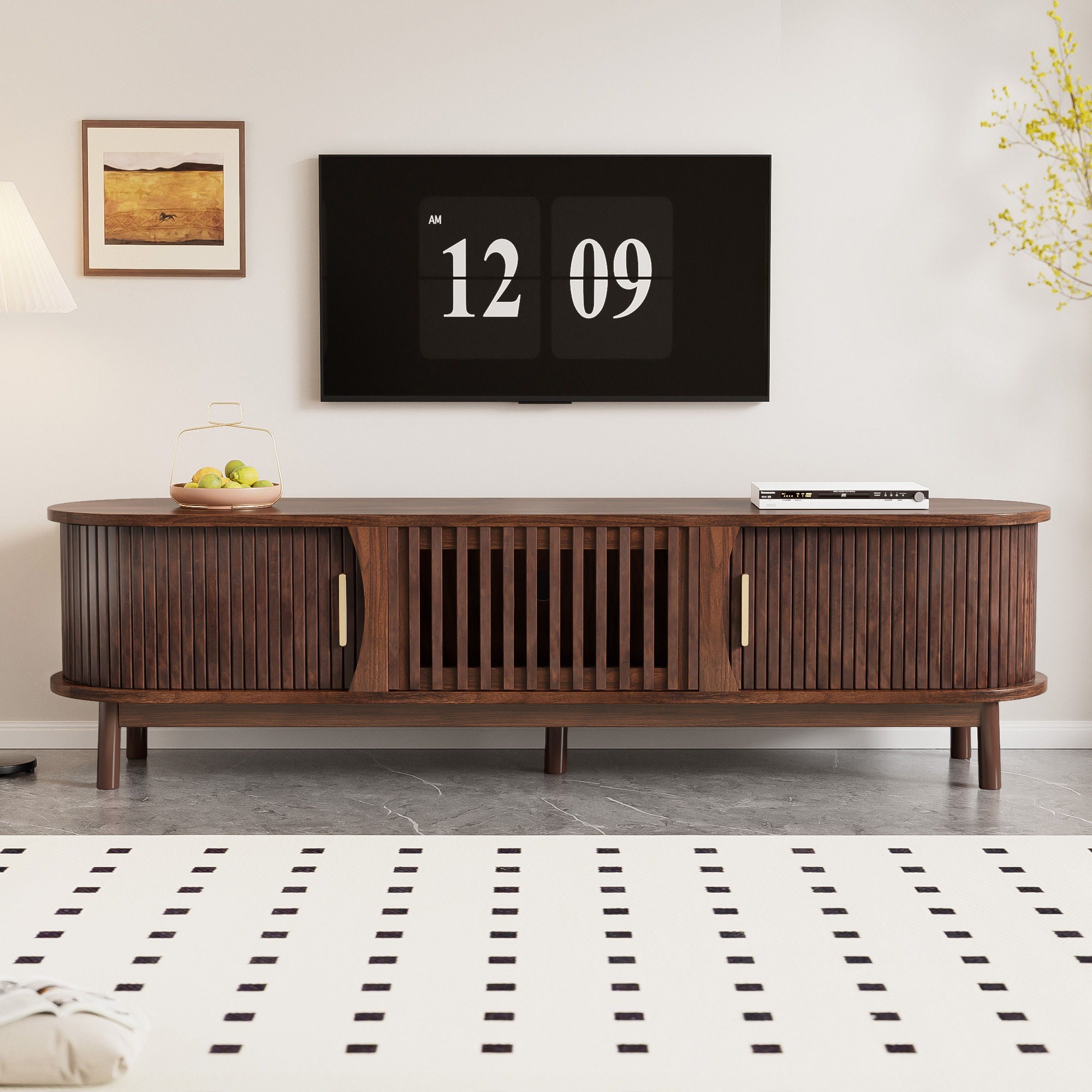 TV Stand, Entertainment Center With Storage