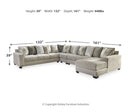 Ardsley 5-Piece Sectional with Chaise