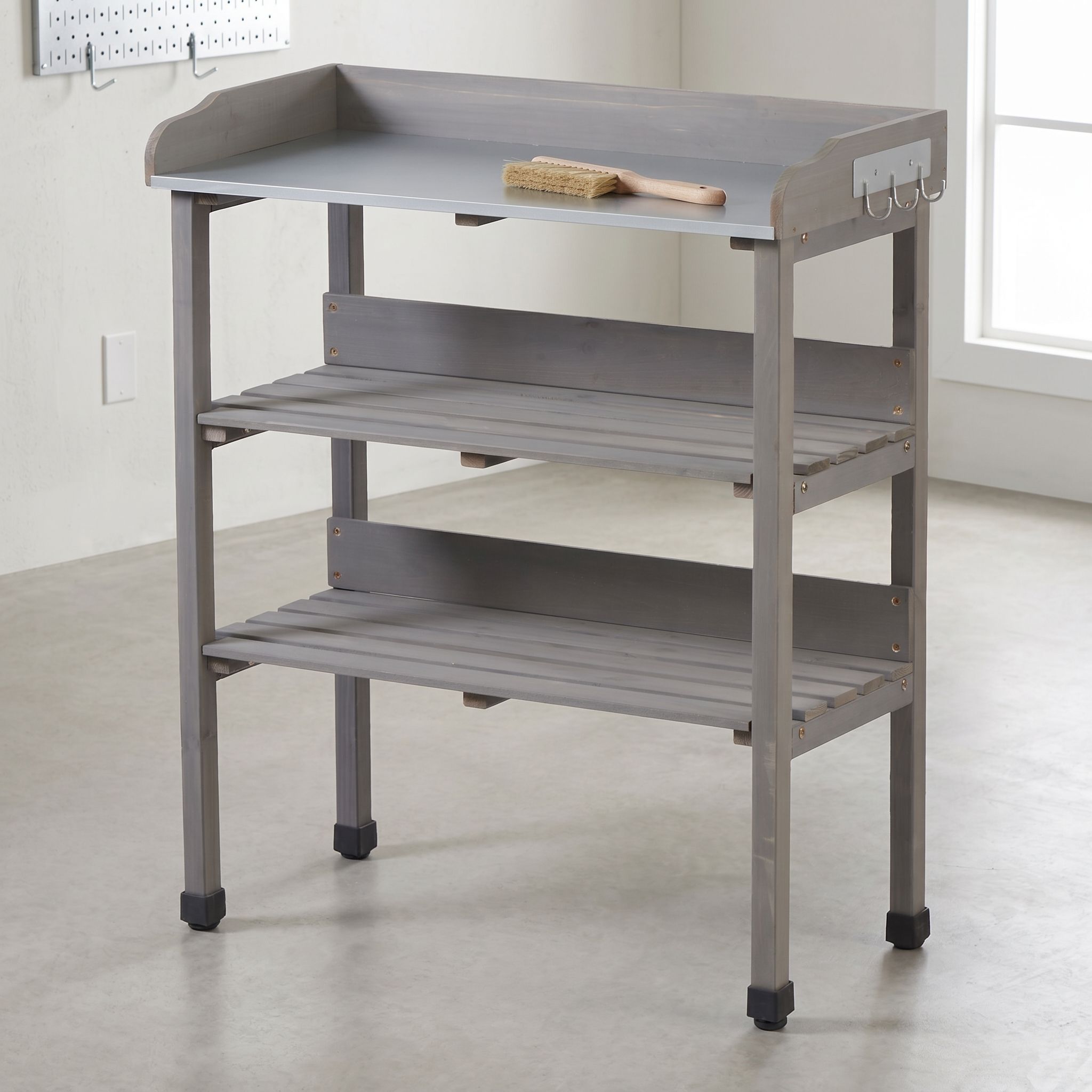 Outdoor Potting Table, 3 Tier Workbench
