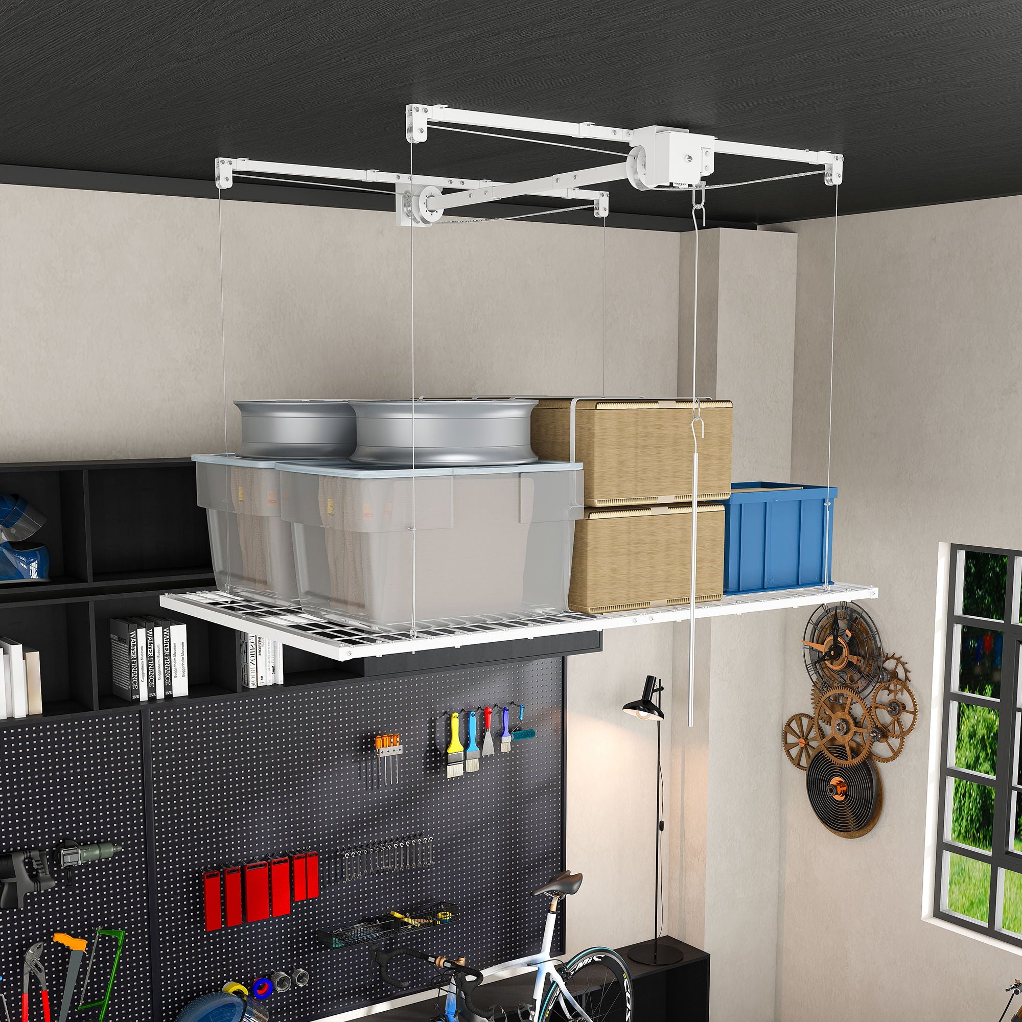 Overhead Garage Storage Rack