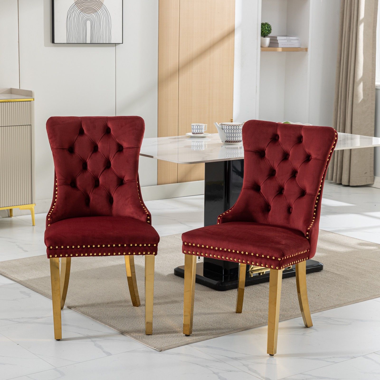 Nikki - Modern, High-End Tufted Dining Chair (Set of 2)