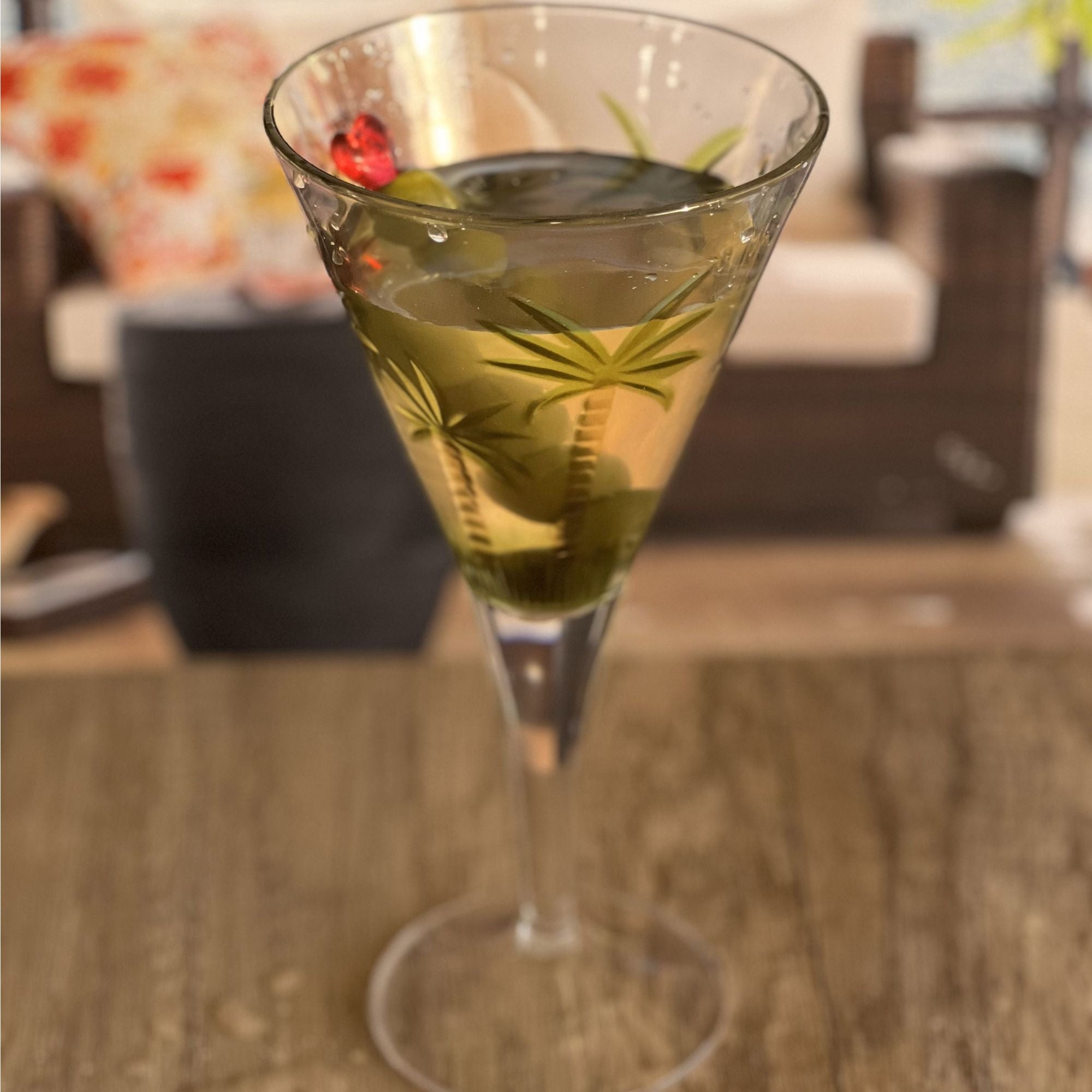 Leadingware V Shaped Unbreakable Plastic Wine Glasses, 14Oz (Set of 4) - Clear