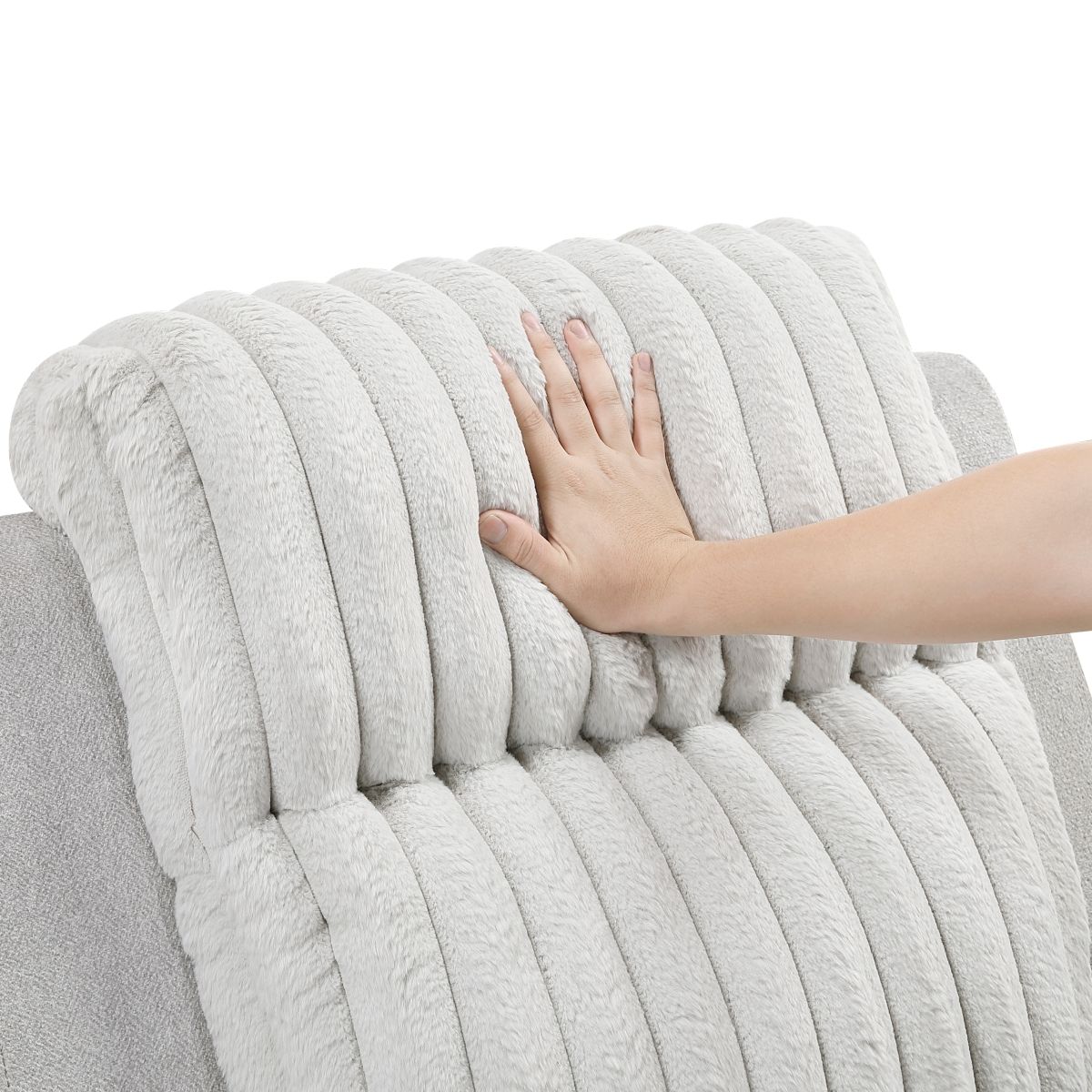 Benton - Reclining Chair - Light Gray