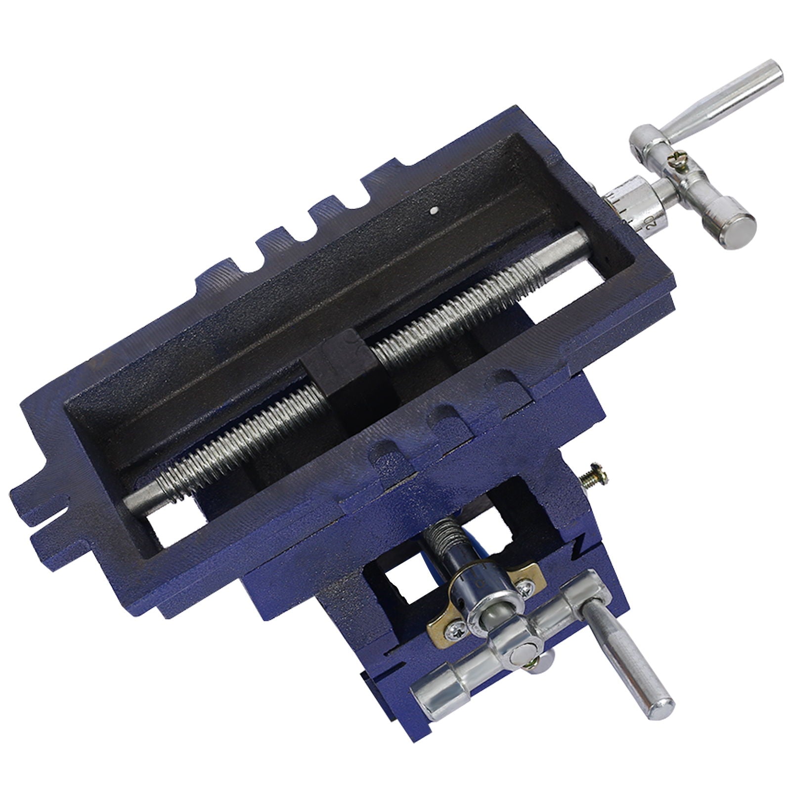 Industrial Quality Cross Slide Vise, Drill Press Metal Milling 2 Way X - Y