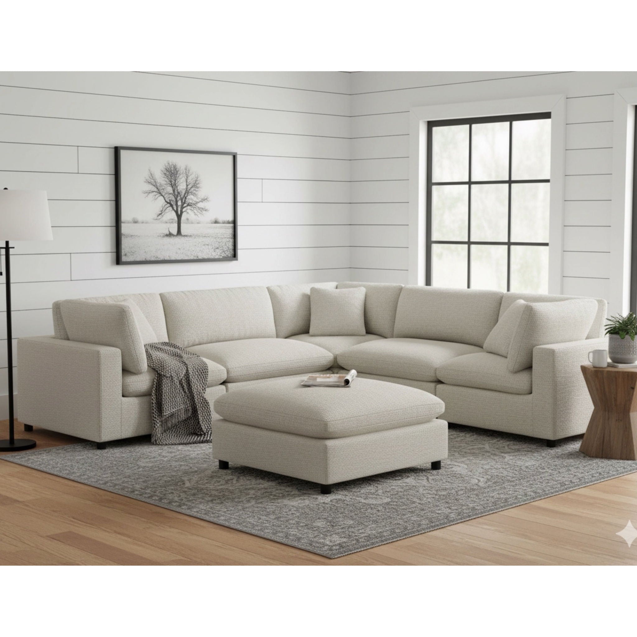 Cassandra - Ottoman With Removable Covers