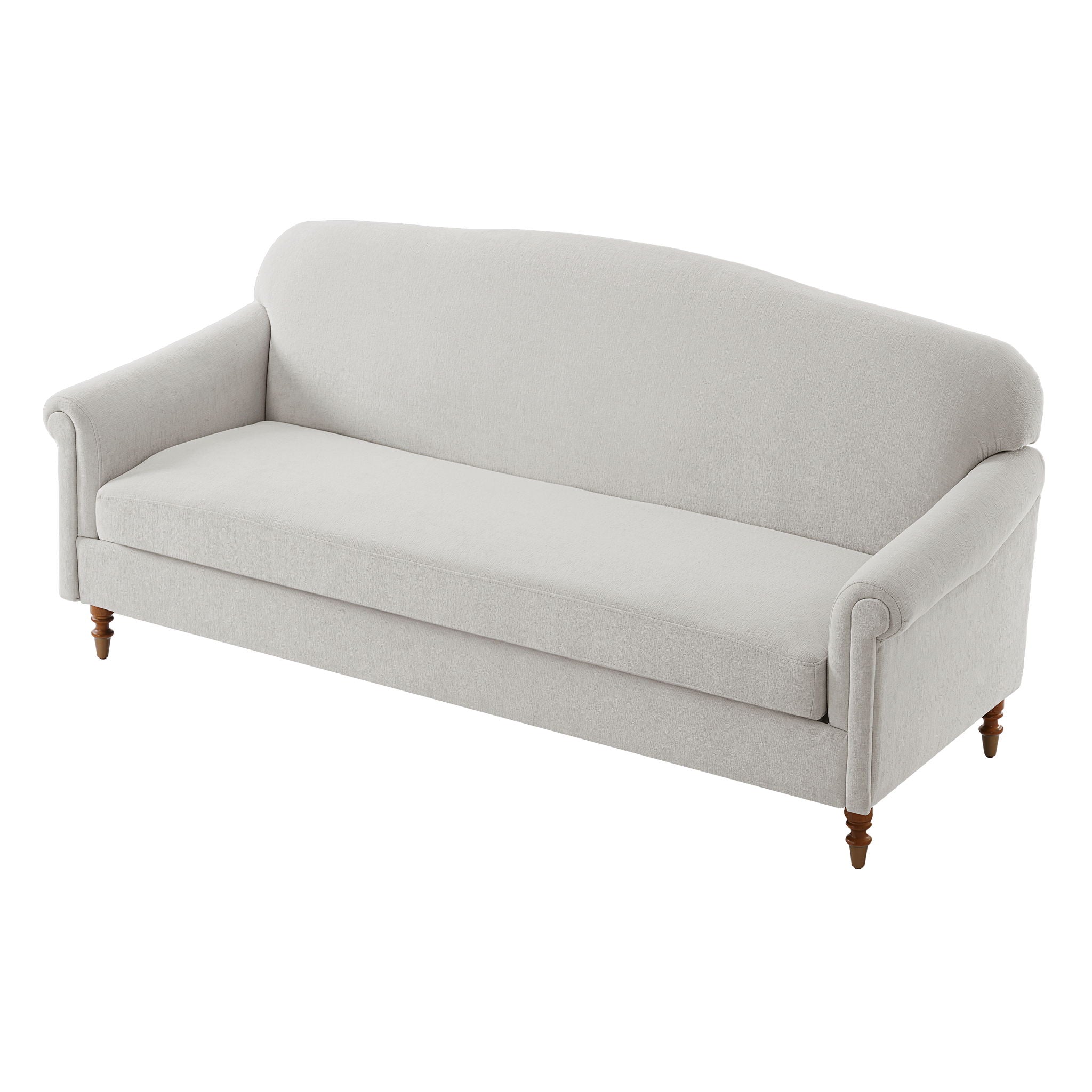 Loveseat Sofa, 2 Seater Couch With Rolled Arms