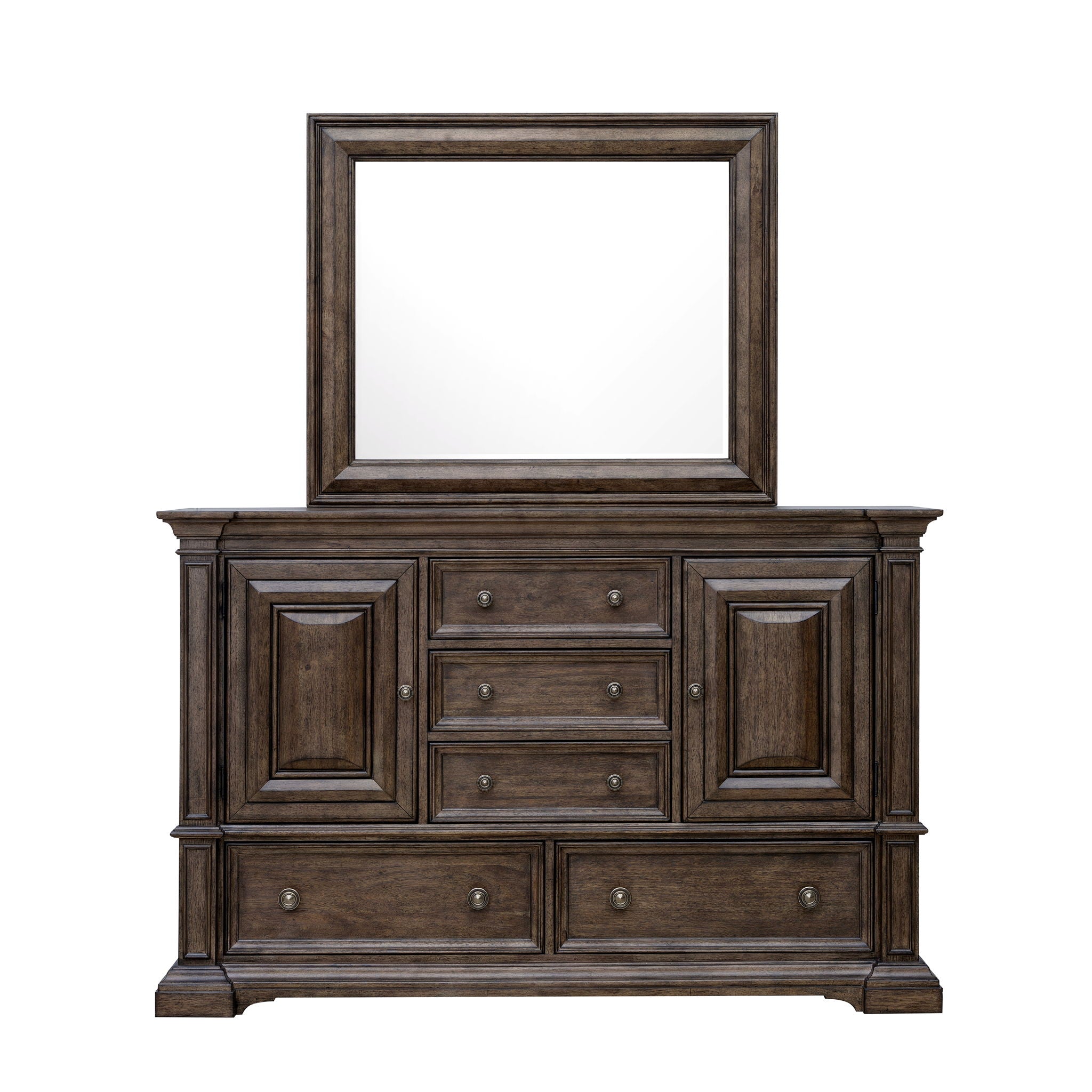 Woodbury - 5-Drawer Dresser With Cabinets