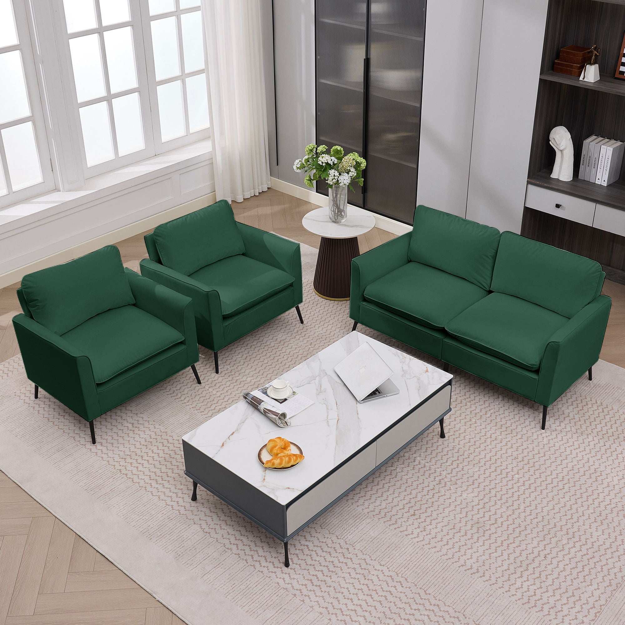 Upholstered Sofa Loveseat For Living Room