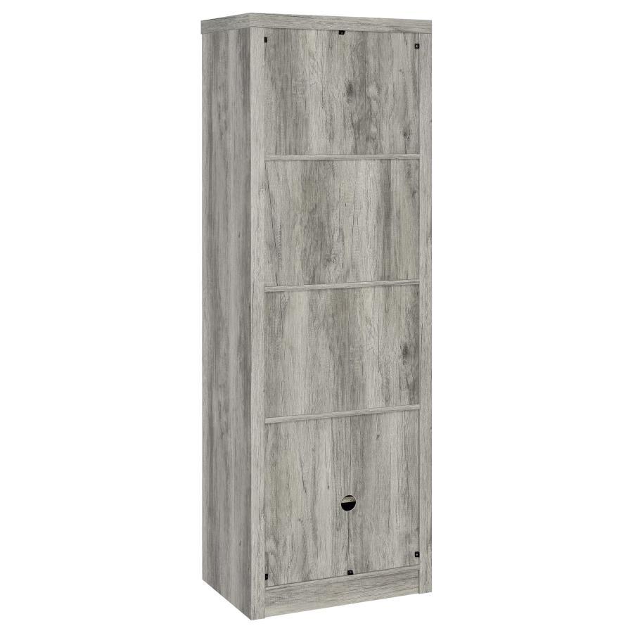 Burke - 3 Piece TV Entertainment Center - Gray Driftwood
