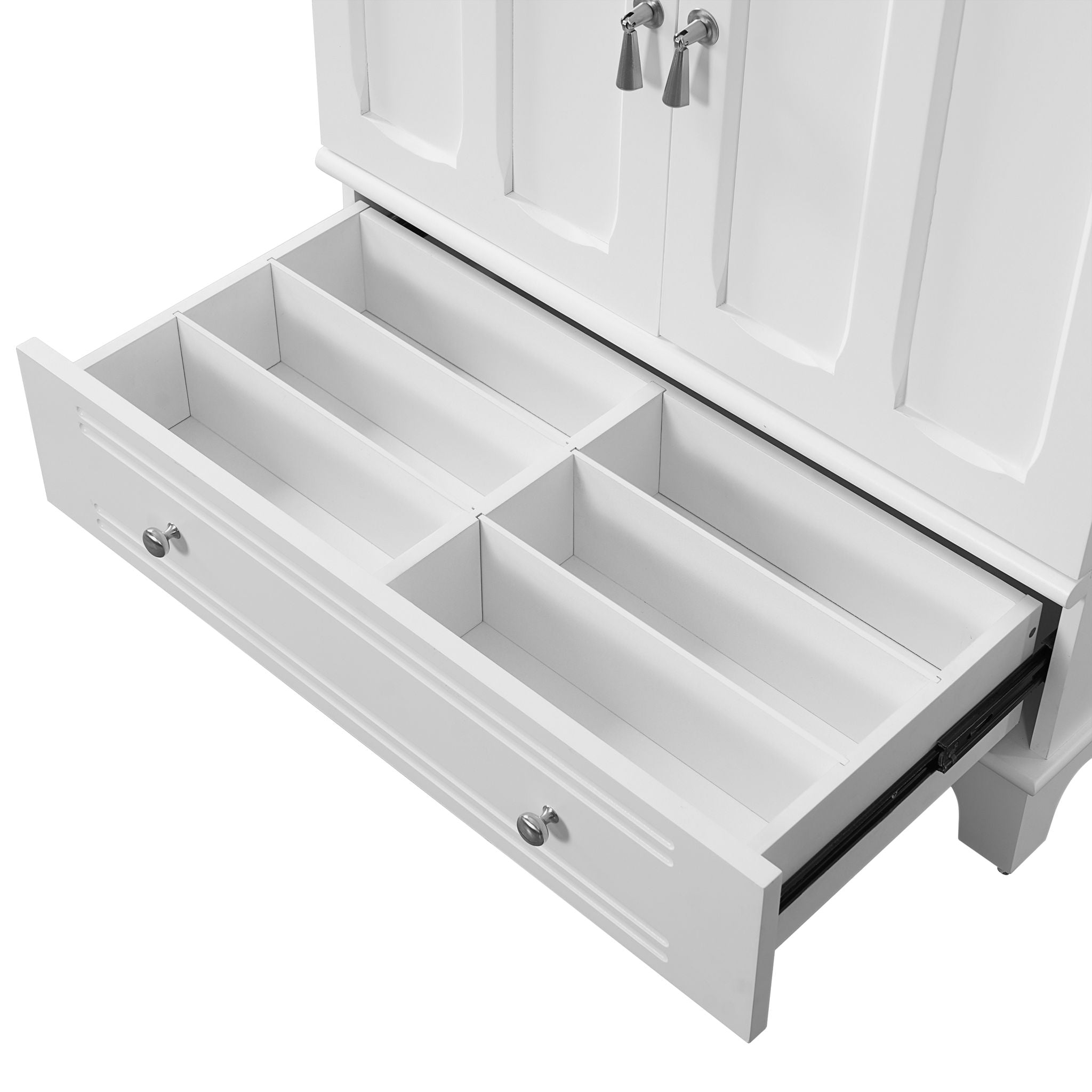 Bathroom Vanity With Sink, Cabinet With Adjustable Shelf And Drawer Divider