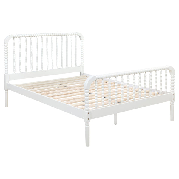 Jones Wood  Open Frame Bed White