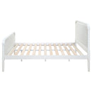 Jones Wood  Open Frame Bed White