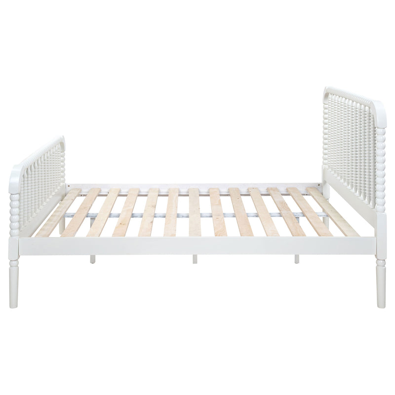 Jones Wood  Open Frame Bed White