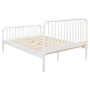 Jones Wood  Open Frame Bed White