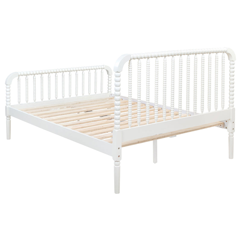 Jones Wood  Open Frame Bed White