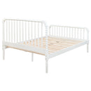 Jones Wood  Open Frame Bed White