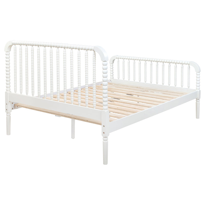 Jones Wood  Open Frame Bed White