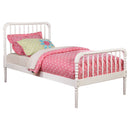 Jones Wood  Open Frame Bed White