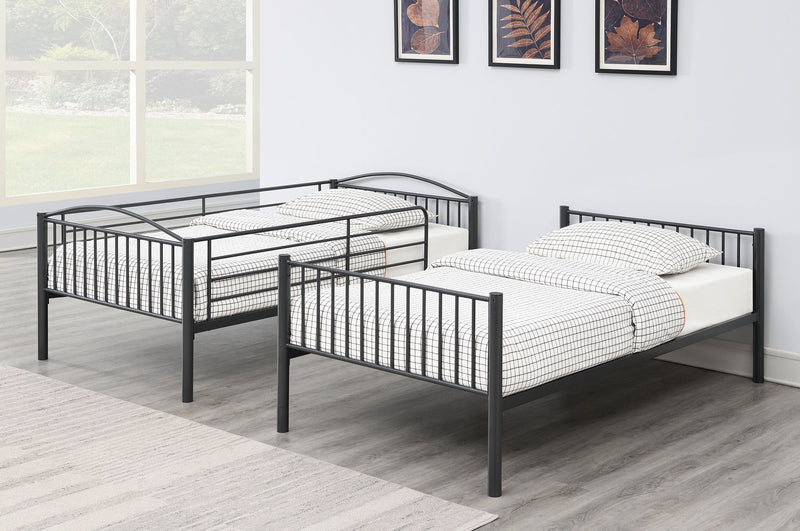 Anson  Over  Bunk Bed Gunmetal