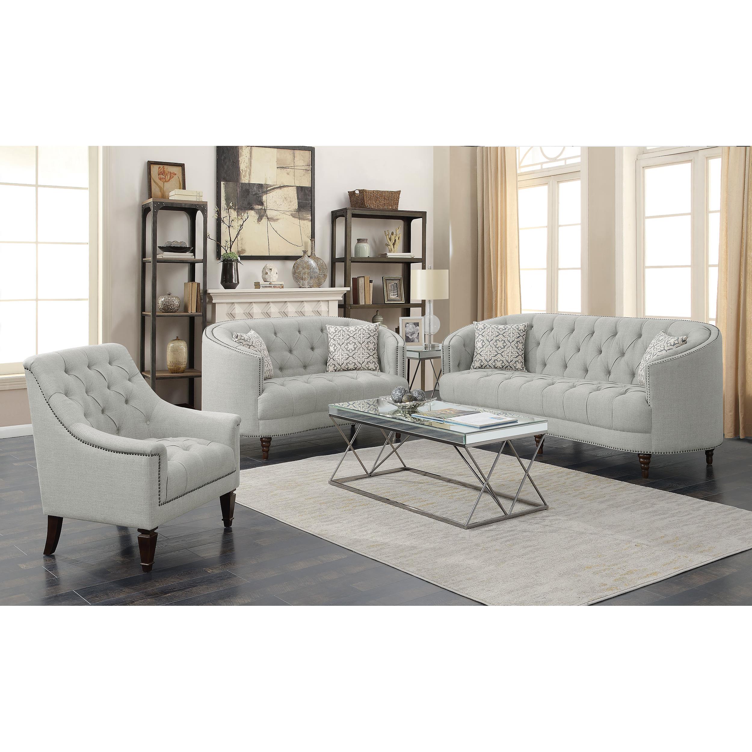 Diamond Modern Furniture COA Avonlea Stationary Fabric Loveseat 505642 IMAGE 10