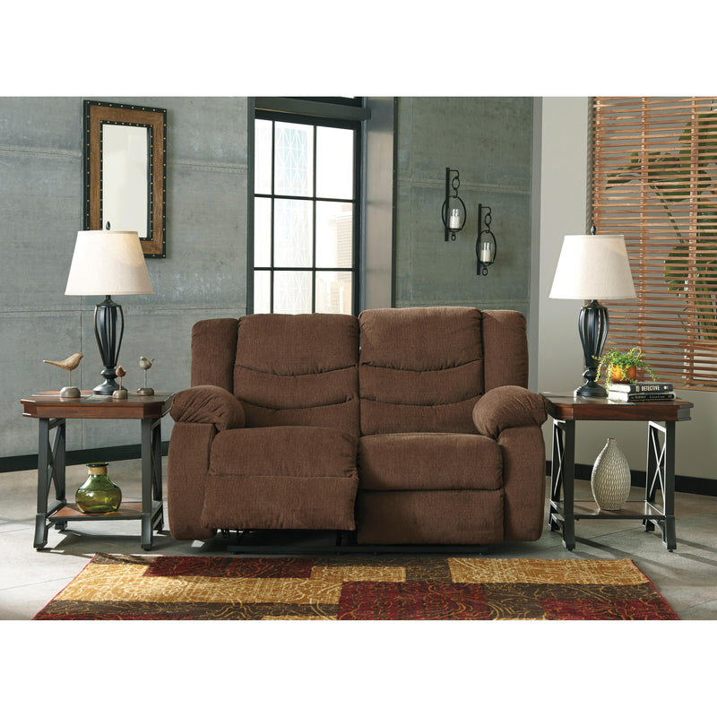 Signature Design by Ashley Tulen Reclining Fabric Loveseat 9860586 IMAGE 3