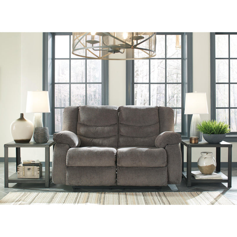 Signature Design by Ashley Tulen Reclining Fabric Loveseat 9860686 IMAGE 3