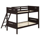 Littleton Wood  Over  Bunk Bed Black