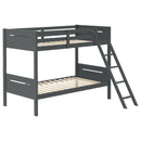 Littleton Wood  Over  Bunk Bed Black