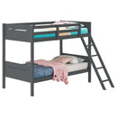 Littleton Wood  Over  Bunk Bed Black