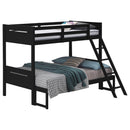 Littleton Wood  Over  Bunk Bed Black