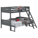 Littleton Wood  Over  Bunk Bed Black