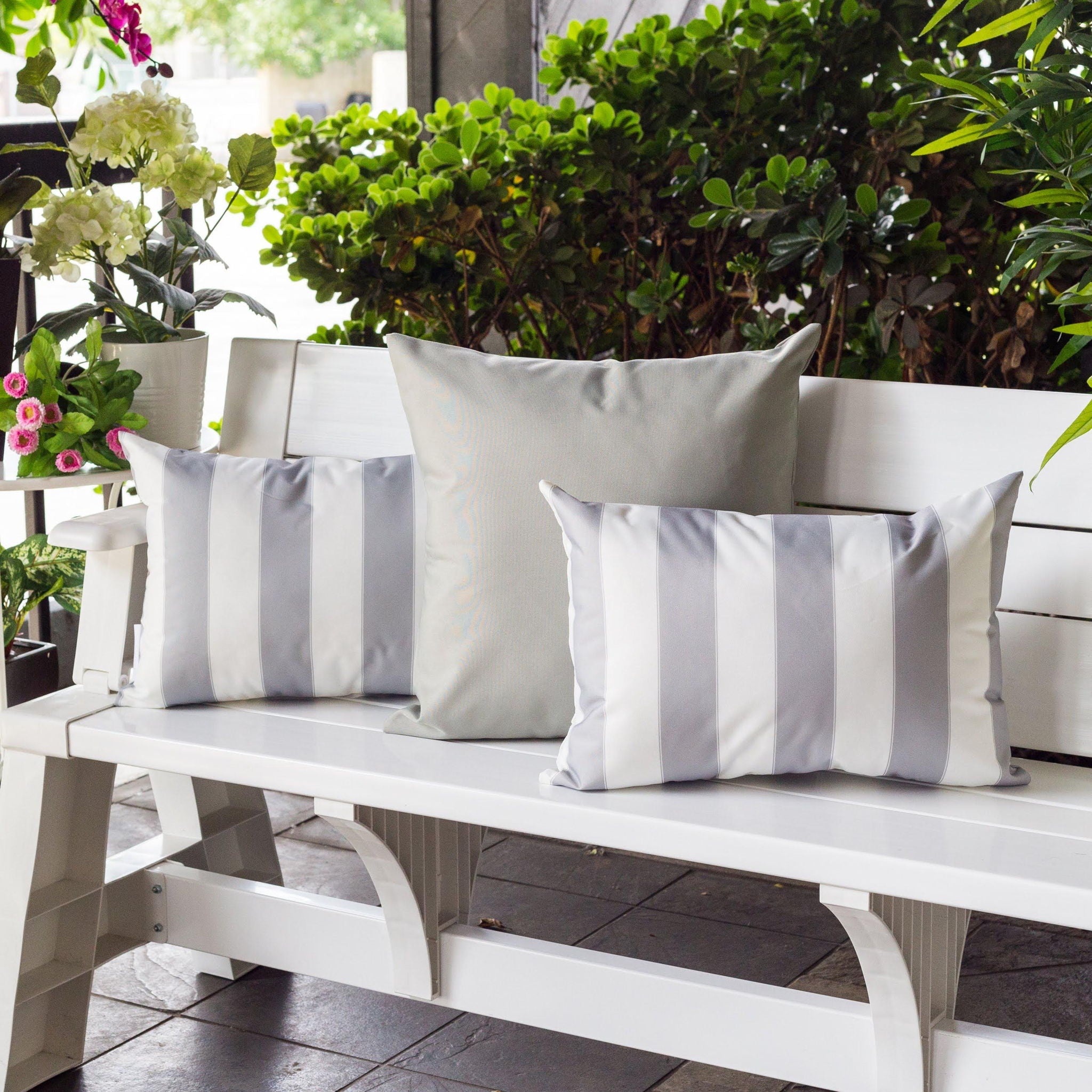 Horizon Stripe Pillow Outdoor & Indoor