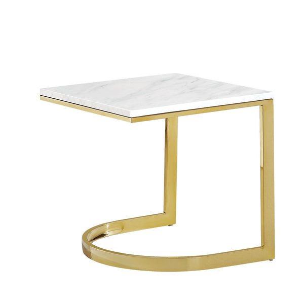 Meridian London Gold End Table IMAGE 1