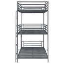 Maynard Metal  Triple Bunk Bed Gunmetal
