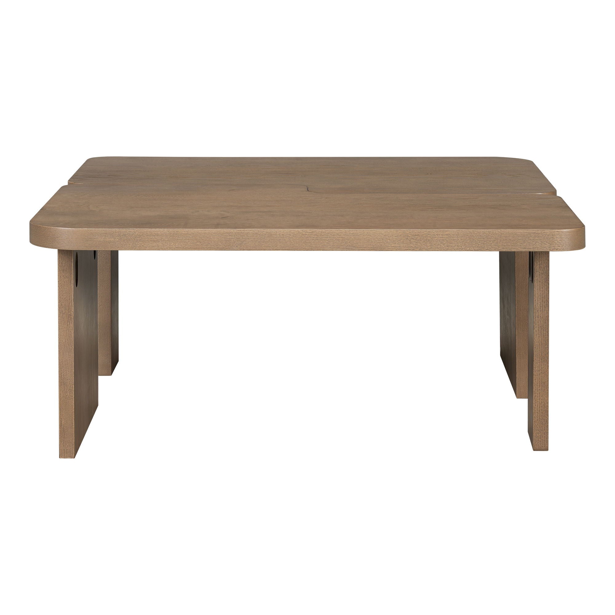 Modern Minimalist Coffee Table Set With Splicing Design