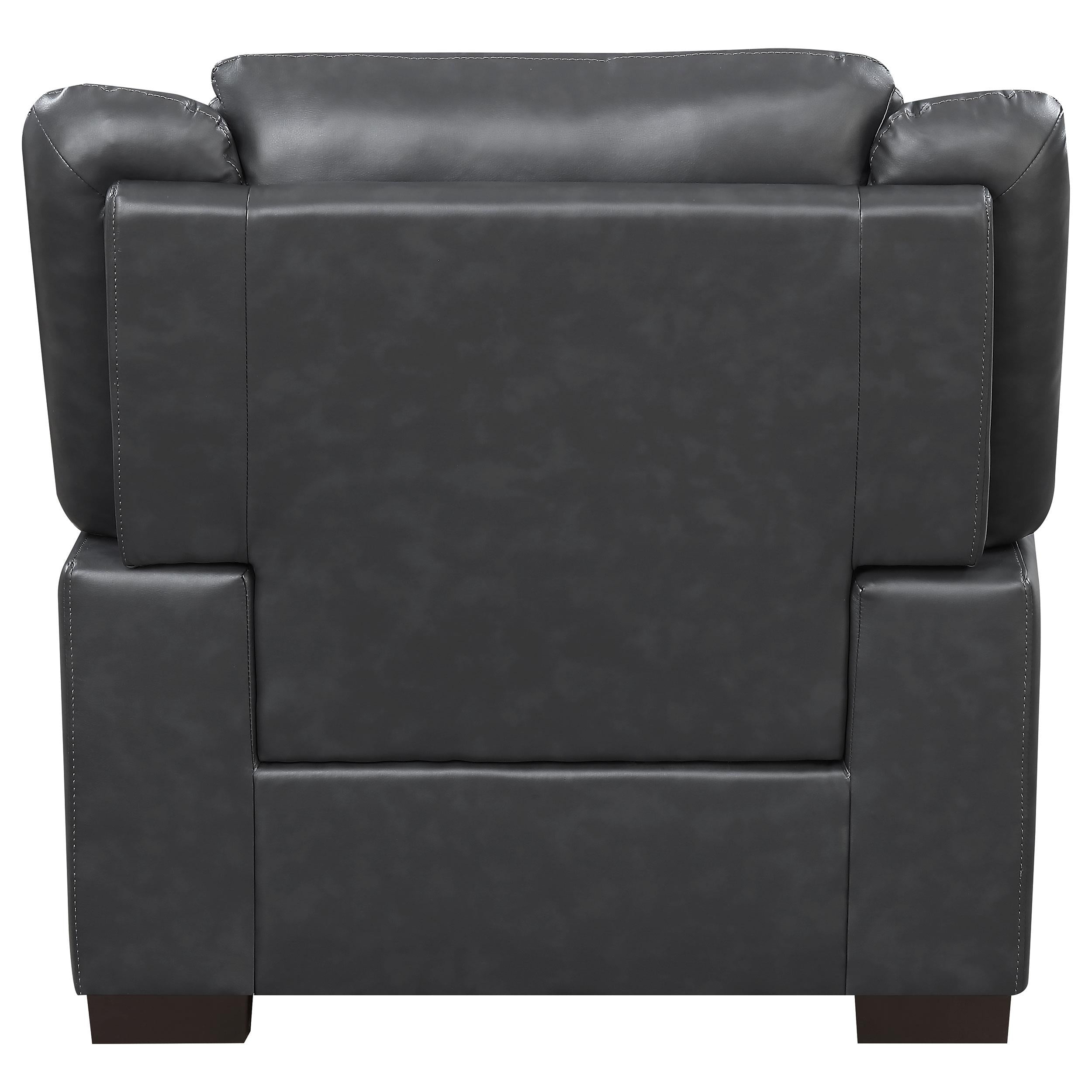 Diamond Modern Furniture COA Arabella Stationary Leather Look Chair 506593 IMAGE 5