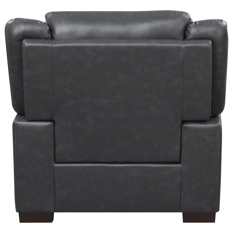 Diamond Modern Furniture COA Arabella Stationary Leather Look Chair 506593 IMAGE 5