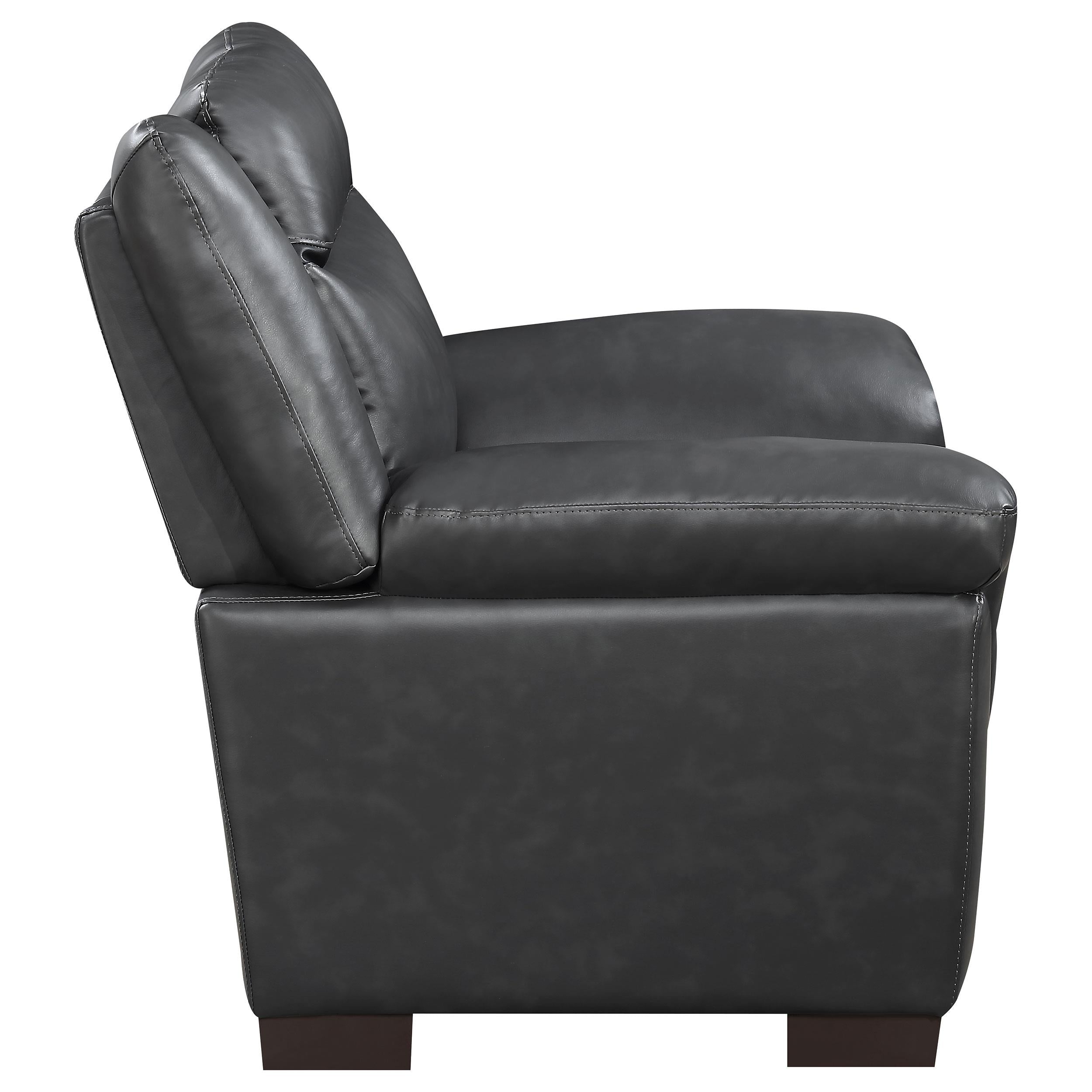 Diamond Modern Furniture COA Arabella Stationary Leather Look Chair 506593 IMAGE 6