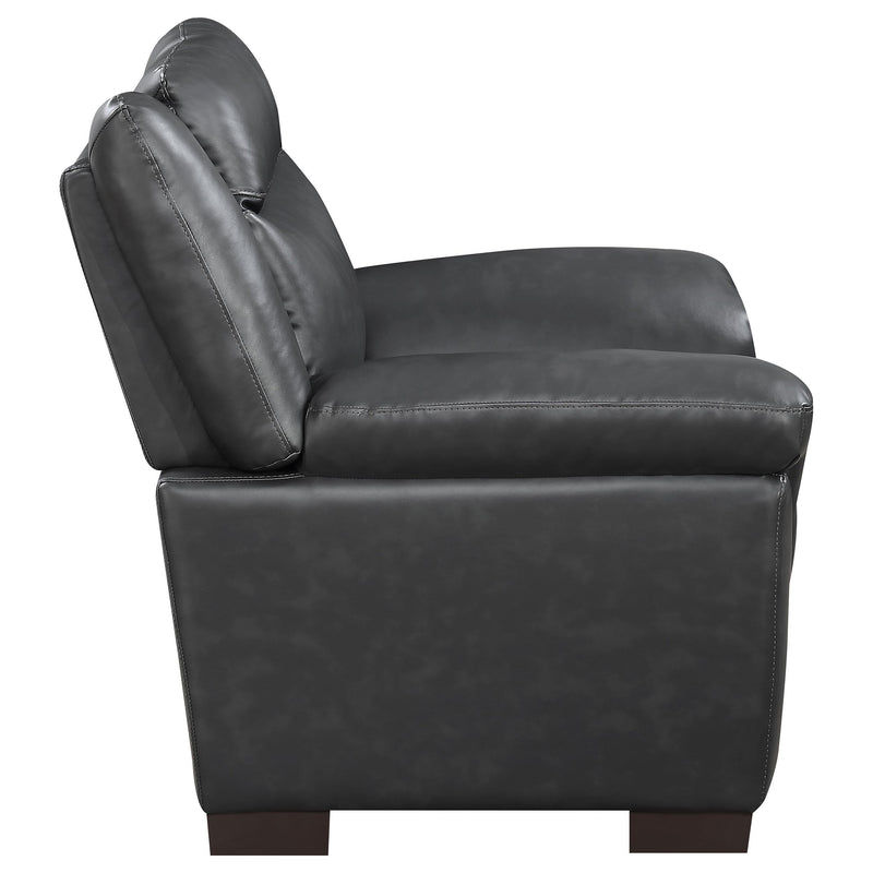Diamond Modern Furniture COA Arabella Stationary Leather Look Chair 506593 IMAGE 6