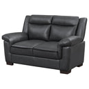 Diamond Modern Furniture COA Arabella Stationary Leatherette Loveseat 506592 IMAGE 3