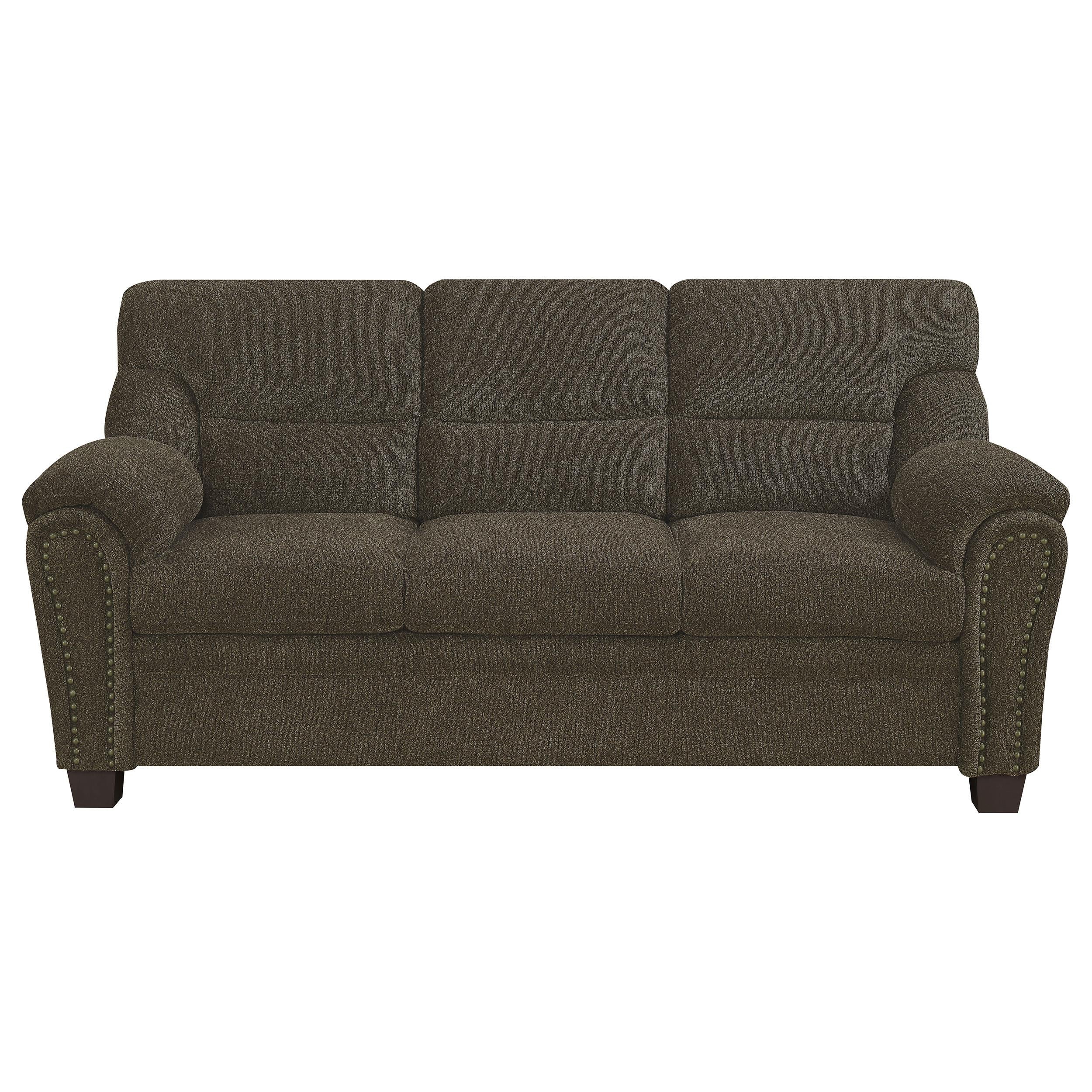 Coaster Furniture Clementine Stationary Fabric Sofa 506571 IMAGE 2