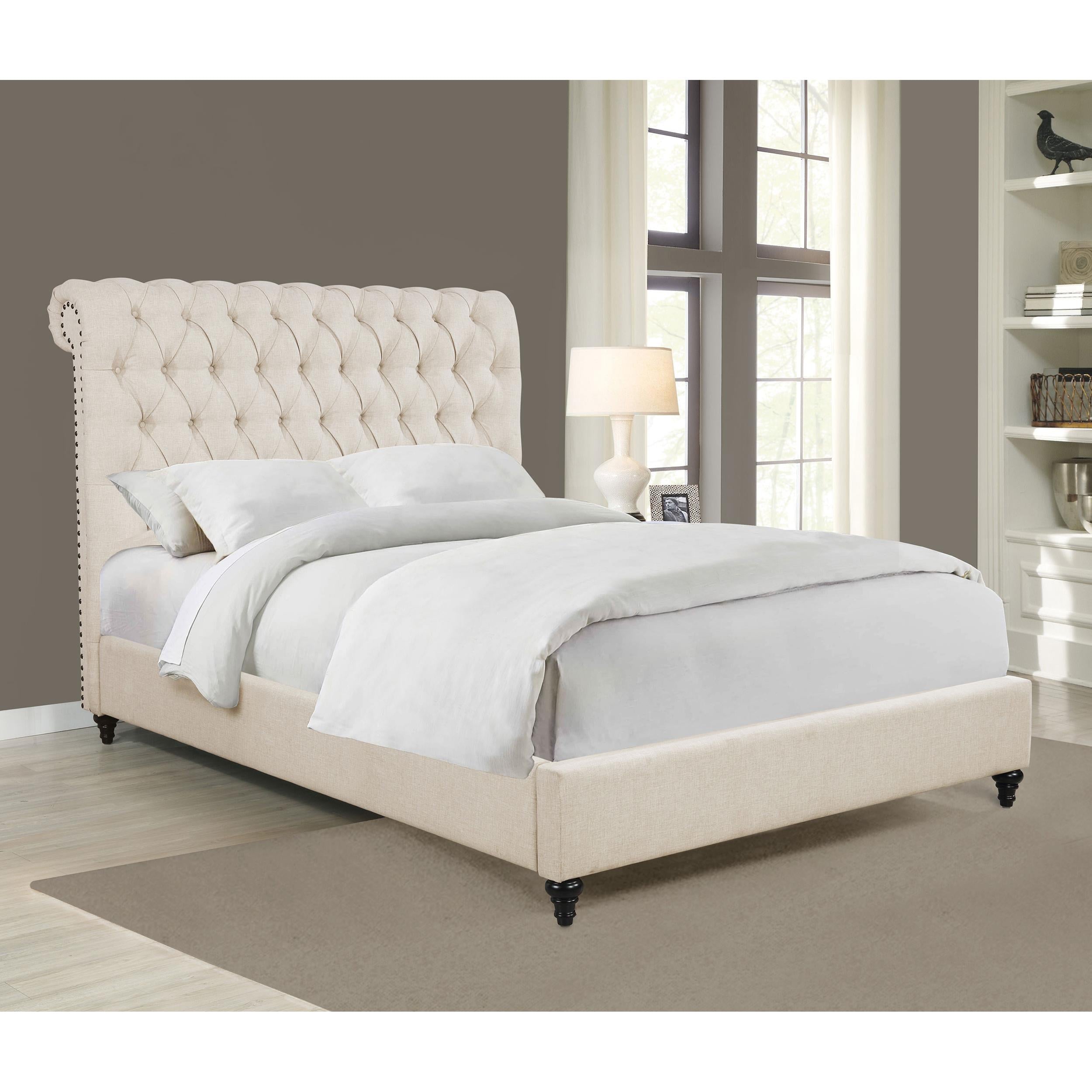 Diamond Modern Furniture COA Devon Full Upholstered Bed 300525F IMAGE 3