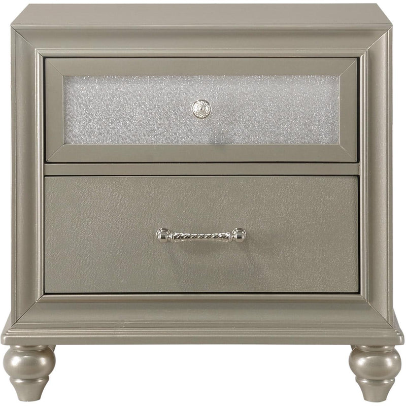 Crown Mark Lila 2-Drawer Nightstand B4390-2 IMAGE 1