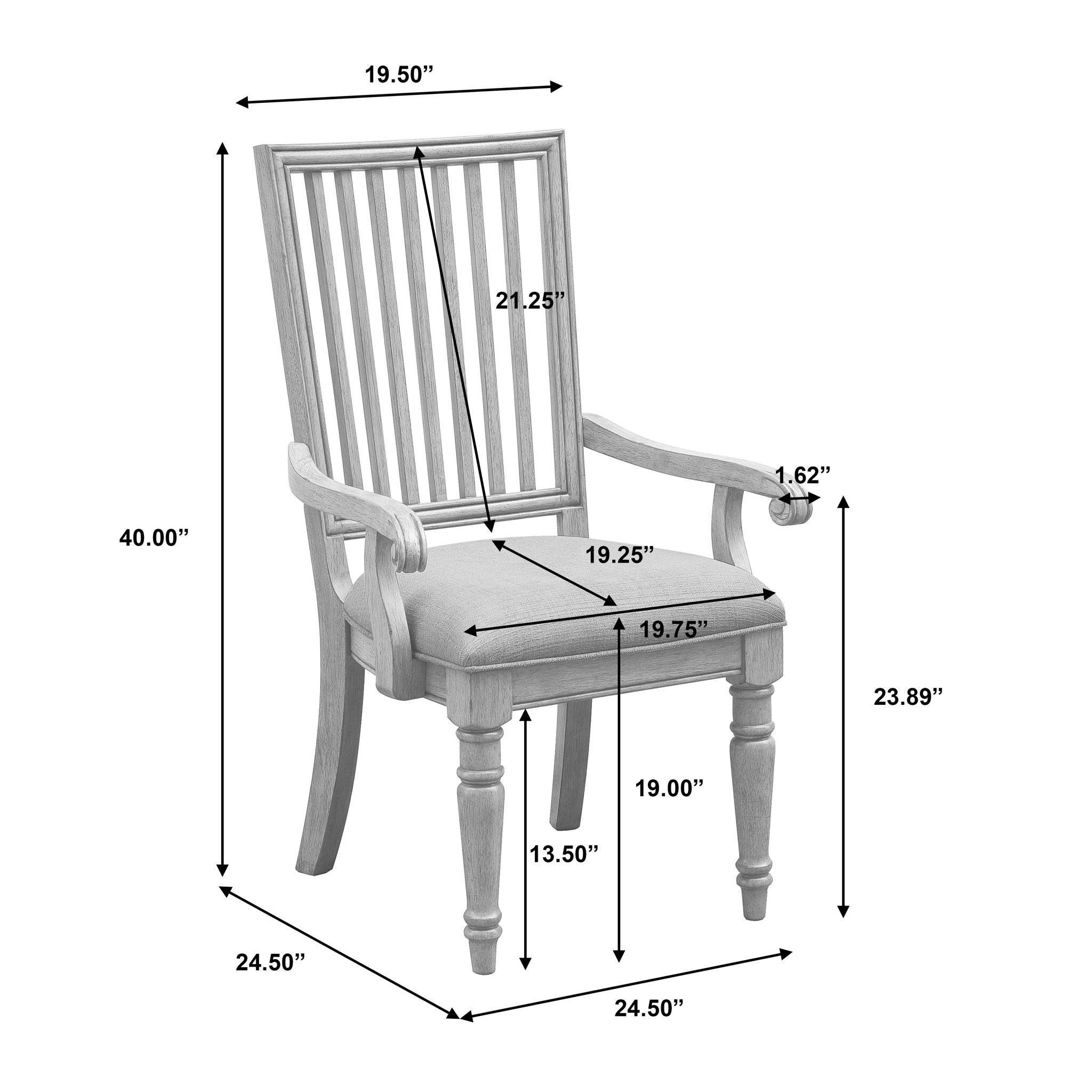Madison Ridge - Arm Chair - Gray
