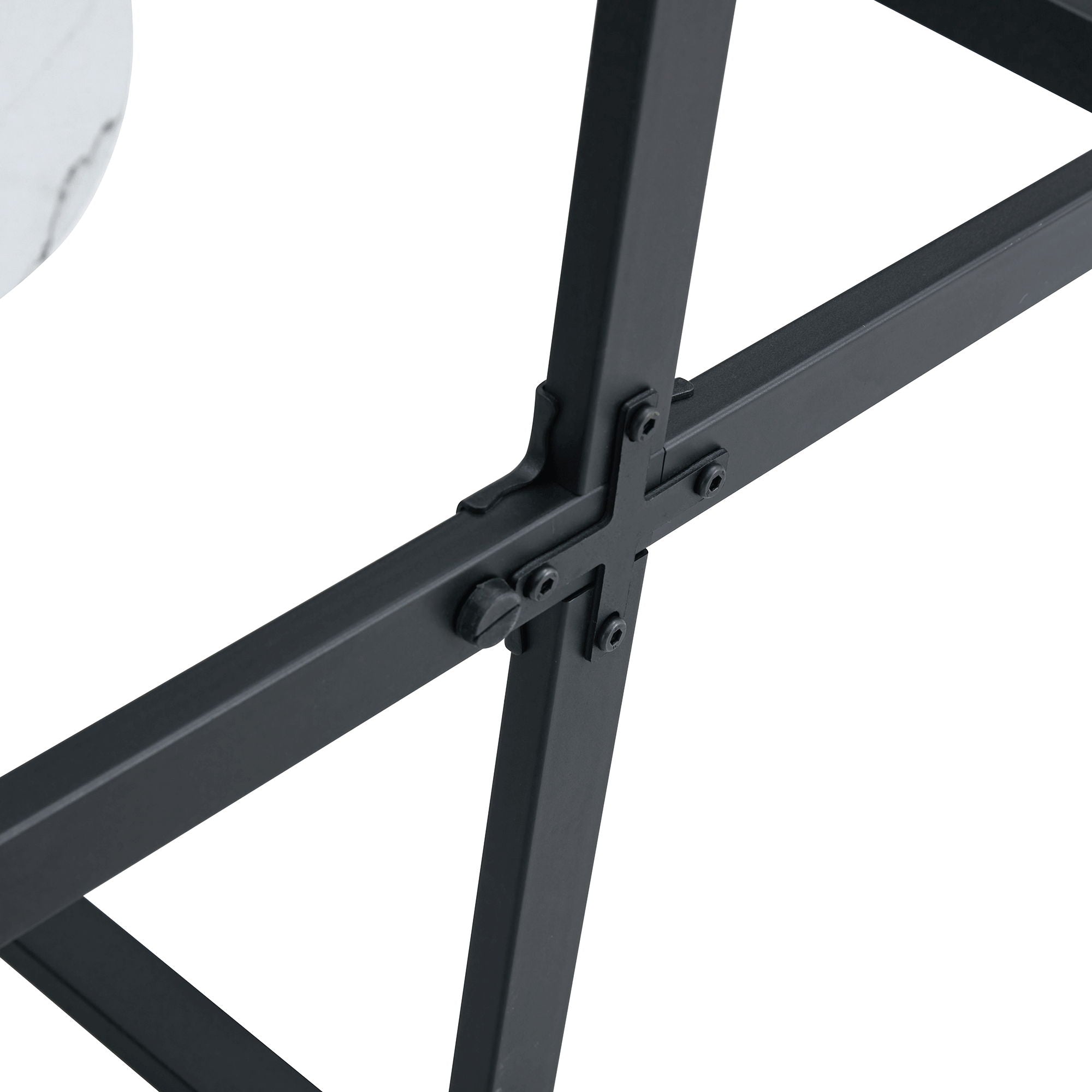 2 Tone Dining Table For Modern Minimalist And Industrial Styles