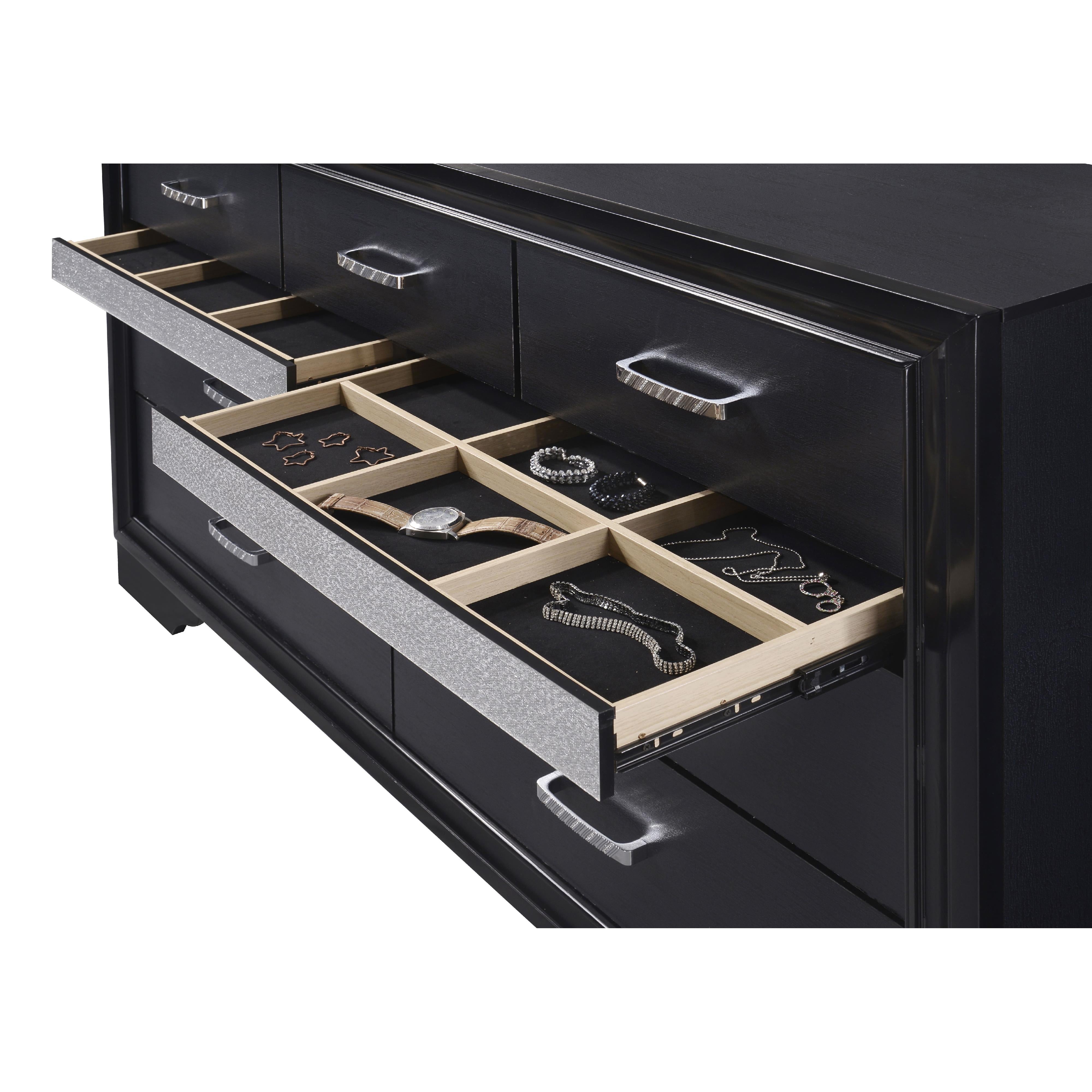 Diamond Modern Furniture COA Miranda 7-Drawer Dresser 206363 IMAGE 11