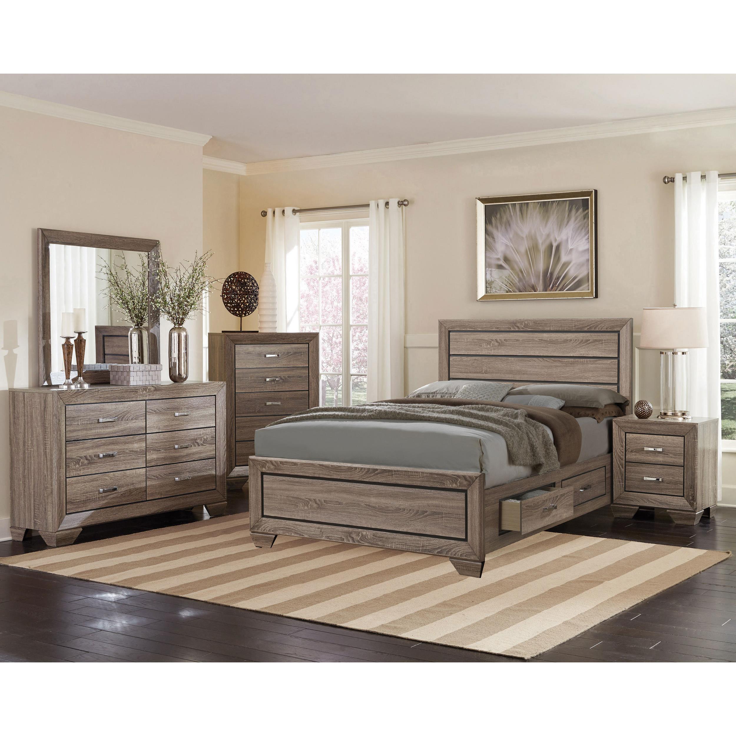 Diamond Modern Furniture COA Kauffman California King Panel Bed with Storage 204190KW IMAGE 12