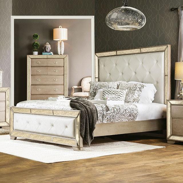 Furniture of America Loraine Queen Panel Bed CM7195Q-BED IMAGE 1