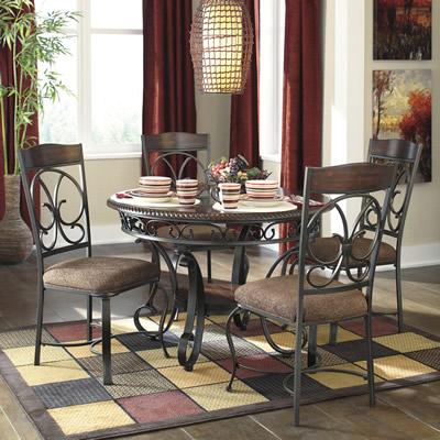 Signature Design by Ashley Glambrey D329D1 5 pc Dining Set IMAGE 2